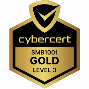 Cybercert Gold Large Badge